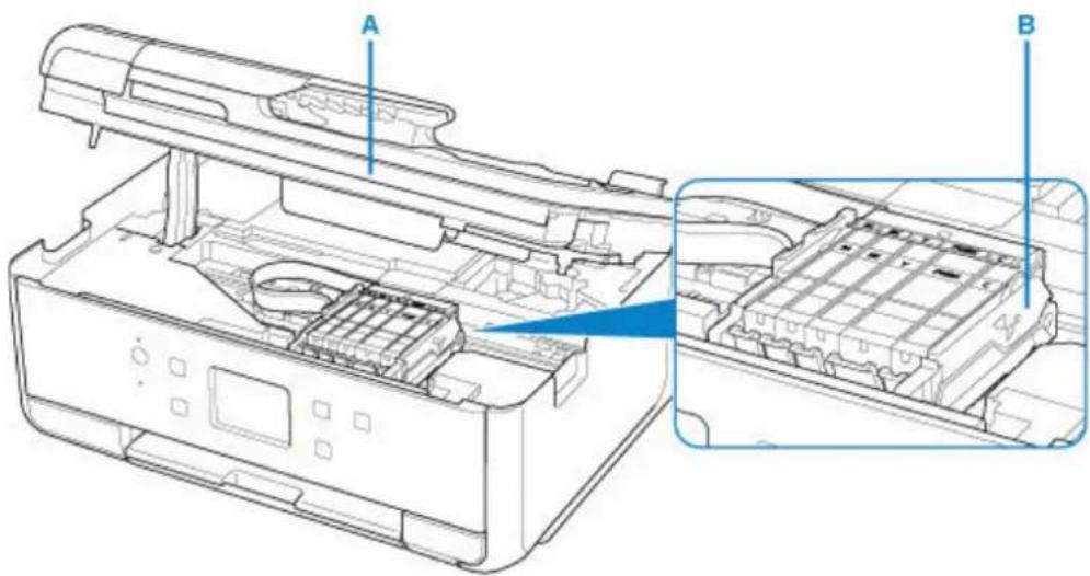 CANON PIXMA TR7650 - Vue de l'intérieur - 1