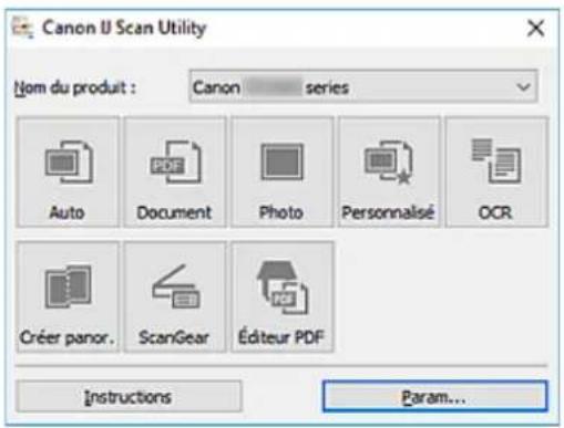 CANON PIXMA TR7650 - Fonctions IJ Scan Utility - 1