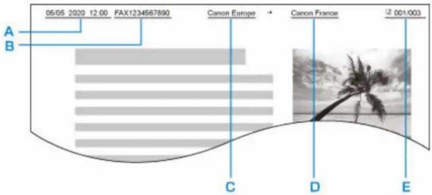 CANON PIXMA TR7650 - À propos des informations sur l'expéditeur - 1