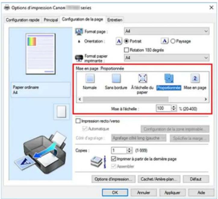 CANON PIXMA TR7650 - Impression proportionnée - 2