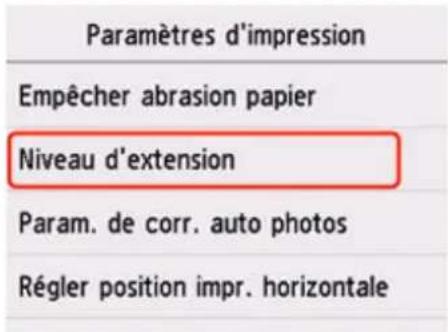 CANON PIXMA TR7650 - Modification des paramètres à partir du Panneau de contrôle - 2