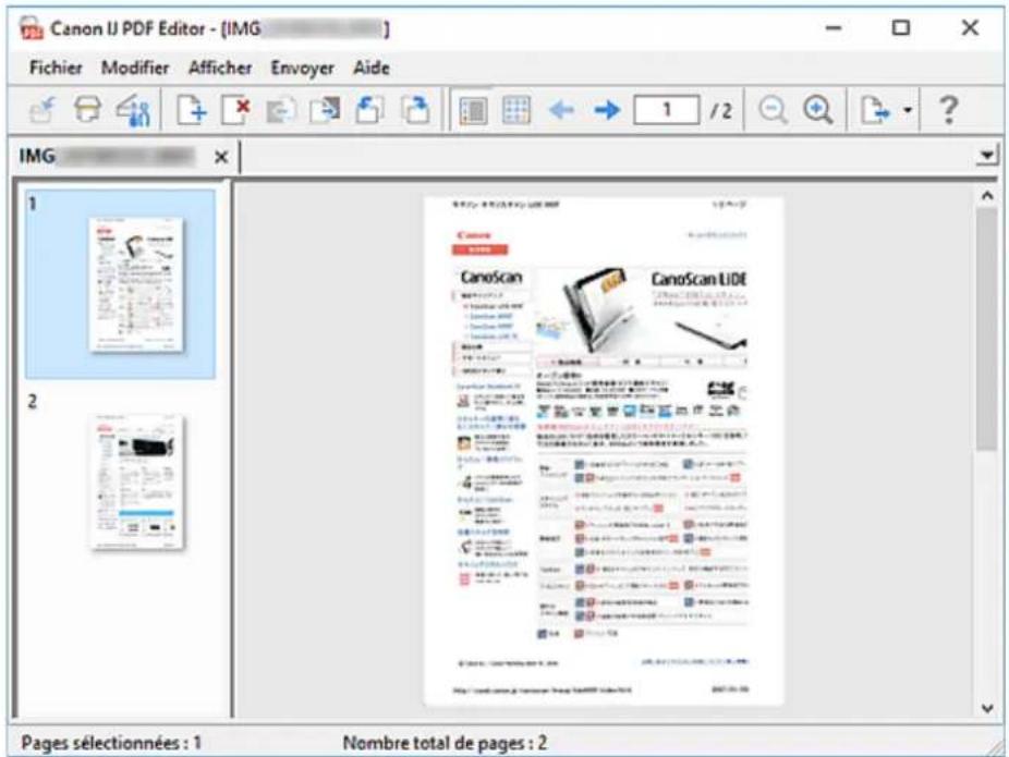 CANON PIXMA TR7650 - Cliquez sur (Numériser) dans la barre d'outils. - 1