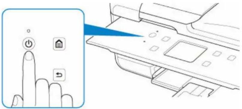 CANON PIXMA TR7650 - Mise sous tension de l'imprimante - 1