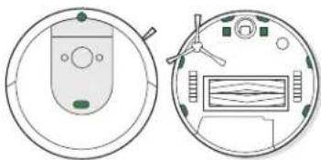 IROBOT Roomba Combo i8 - Czyszczenie okienka podczerwieni i styków ładowania - 1