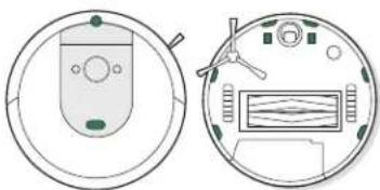 IROBOT Roomba Combo i8 - Limpieza de la ventana de IR y de los contactos de carga - 1