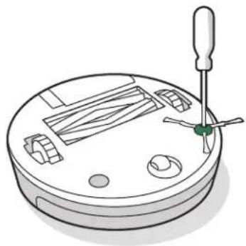 IROBOT Roomba Combo i8 - Reinigung der Kantenbürste - 1