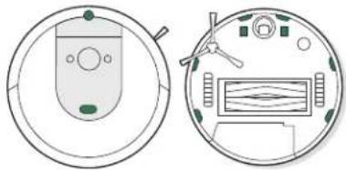 IROBOT Roomba Combo i8 - Cleaning the Sensors, IR Window, and Charging Contacts - 1