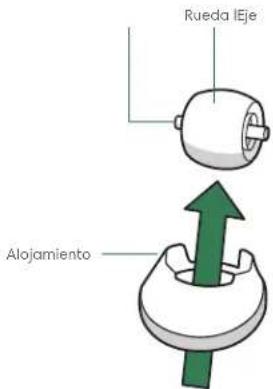 IROBOT Roomba Combo i8 - Limpieza de la rueda pivotante delantera - 2