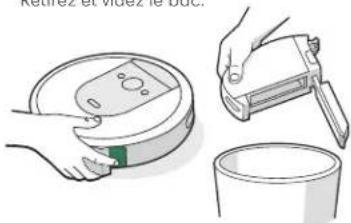 IROBOT Roomba Combo i8 - Nettoyage des capteurs de bac plein - 1