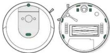 IROBOT Roomba Combo i8 - Pulizia della finestra IR e dei contatti di ricarica - 1
