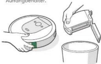 IROBOT Roomba Combo i8 - Reinigen der Sensoren für einen vollen Auffangbehälter - 1