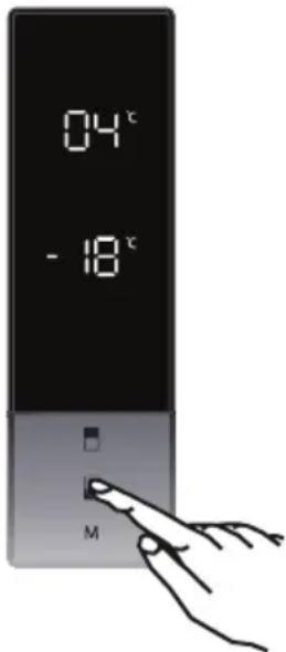 Küppersbusch FKG7500.1E - Paramètres de température du congélateur - 1