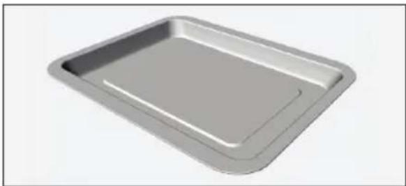 ROSIERES RFZ72TIN/1/E - Plaque à pâtisserie - 1