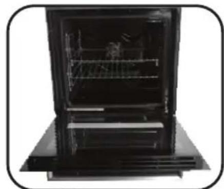 ROSIERES RFZ72TIN/1/E - REMOVAL AND CLEANINGOF THE GLASS DOOR - 1