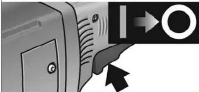 Flex LW 1202 SN - Ligar e desligar Efectuar uma curta prova de funcionamento sem engate - 2