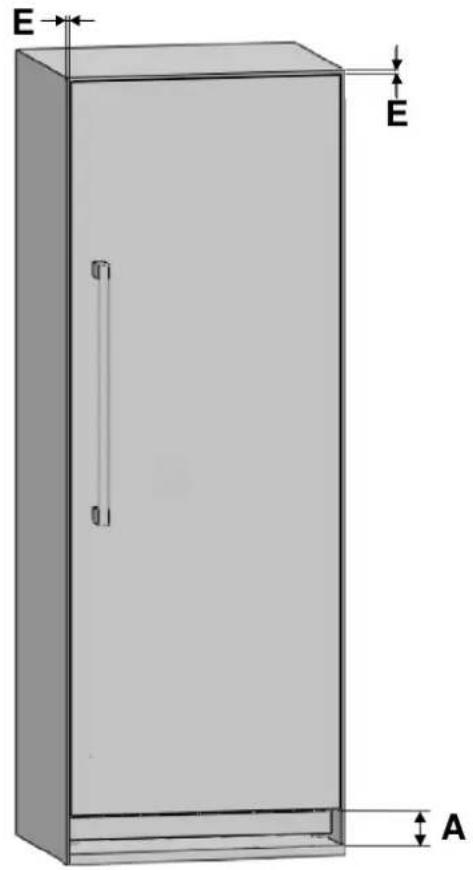 BERTAZZONI REF18FCBIPRV - PANNEAU DE PORTE PERSONNALISÉ (POUR LES MODÈLES AVEC PANNEAU PERSONNALISÉ) - 2