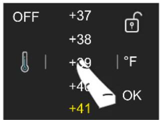 BERTAZZONI REF30BMBIXLT - Modifying the compartment temperatures - 3