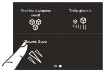 BERTAZZONI REF30BMBIXLT - 5a) Réglage de la taille des glaçons - SuperIce - 5