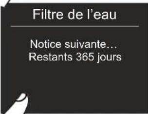 BERTAZZONI REF30BMBIPLT - 6) Activation du rappel du filtre à eau - 5