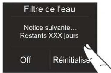 BERTAZZONI REF30BMBIPLT - 6b) Réinitialisation du filtré - 6