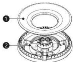 LG CBGJ3023S - Tapas del quemador - 1