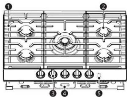 LG CBGJ3023S - Pièces et fonctionnalités - 1