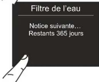 BERTAZZONI REF30BMBIPRT - 6) Activation du rappel du filtre à eau - 5
