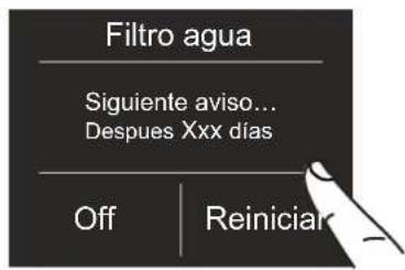 BERTAZZONI REF30BMBIPRT - 6b) Reinicio del filtro - 6
