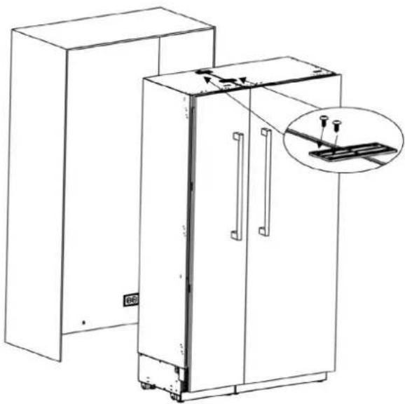 BERTAZZONI REF18FCBIPLV - INSTALLACION DE LOS SOPORTES SUPERIOR E INFERIOR - 3