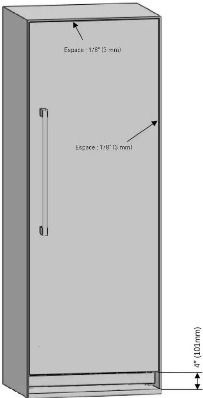 BERTAZZONI REF18FCBIPLV - Dimensions de l'appareil - 7