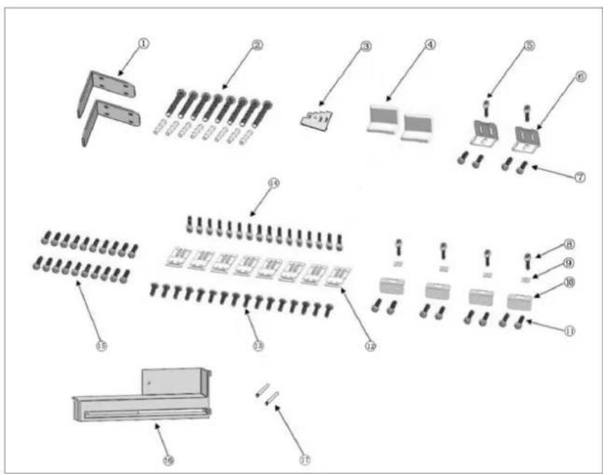 BERTAZZONI REF18FCBIPLV - Removing the Installation Hardware - 1