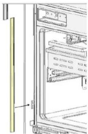 BERTAZZONI REF18FCBIPLV - ATTACHING THE DECORATIVE TRIM COVERS - 2