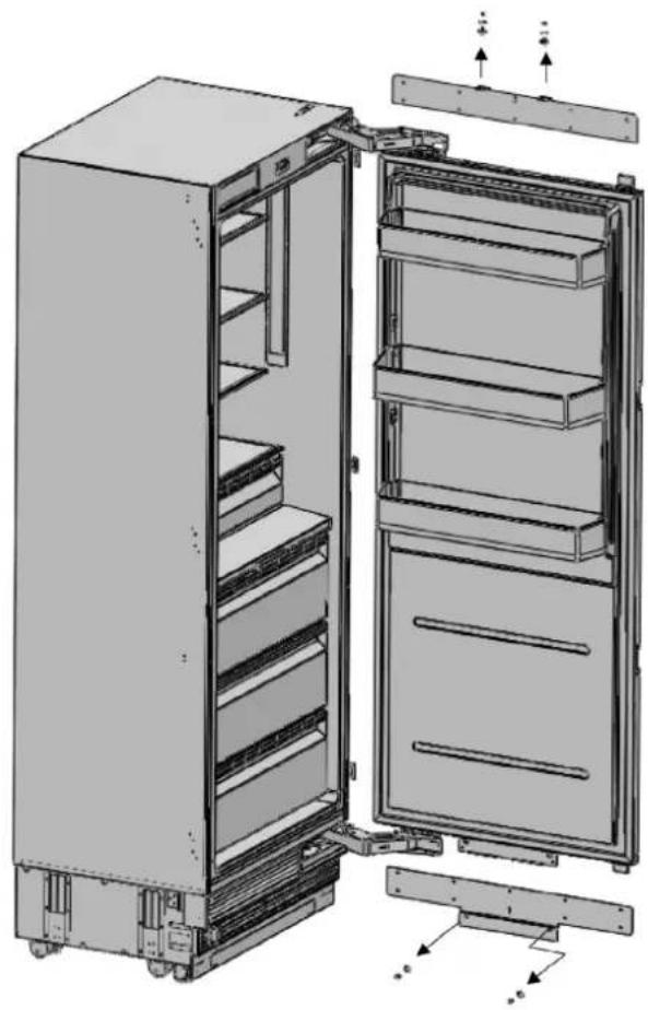 BERTAZZONI REF18FCBIPLV - DESMONTAJE DE LOS SOPORTES DEL PANEL - 3