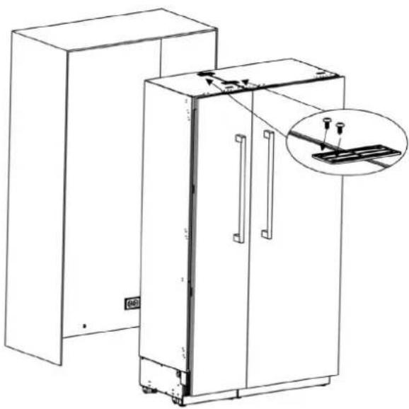 BERTAZZONI REF18FCBIPLV - INSTALLING THE UPPER AND LOWER BRACKETS - 3