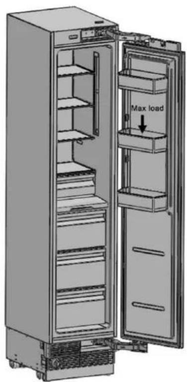 BERTAZZONI REF18FCBIPLV - Food Load Bearing Capacity of the Doors - 1