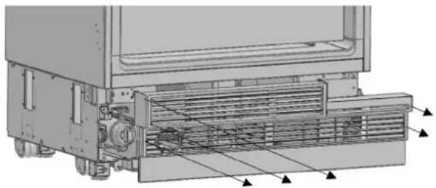 BERTAZZONI REF18FCBIPLV - Retrait de l'ensemble évents d'aération - 2