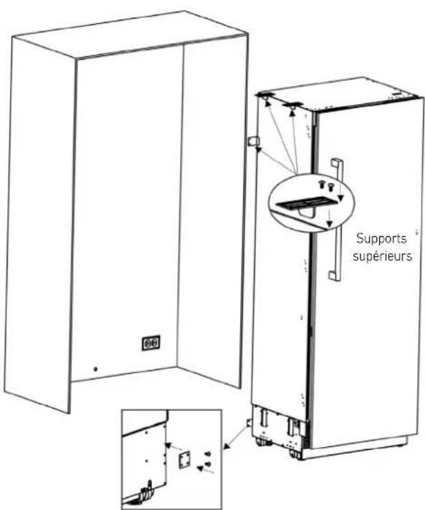 BERTAZZONI REF18FCBIPLV - INSTALLATION DES ATTACHES SUPérieURES ET INFÉRIÉURES - 1