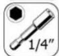 BERTAZZONI REF18FCBIPLV - Cle 1 / 2 "wrench - 9