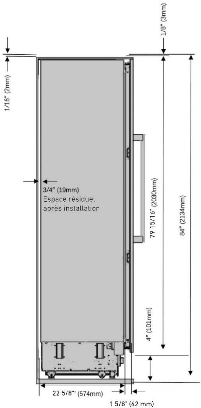 BERTAZZONI REF18FCBIPLV - Dimensions de l'appareil - 6