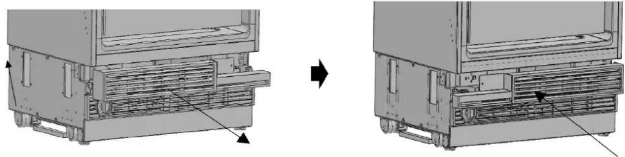 BERTAZZONI REF18FCBIPLV - CHANGEMENT DE L'ORIENTATION DE LA PARTIE SUPérieURE DE L'EVENT D'AERATION - 1