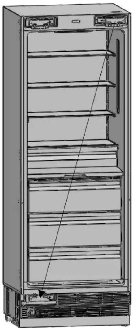 BERTAZZONI REF18FCBIPLV - COMMENT CHANGER L'ORIENTATION DE LA PARTIE SUPérieURE DE L'EVENT D'AERATION - 4