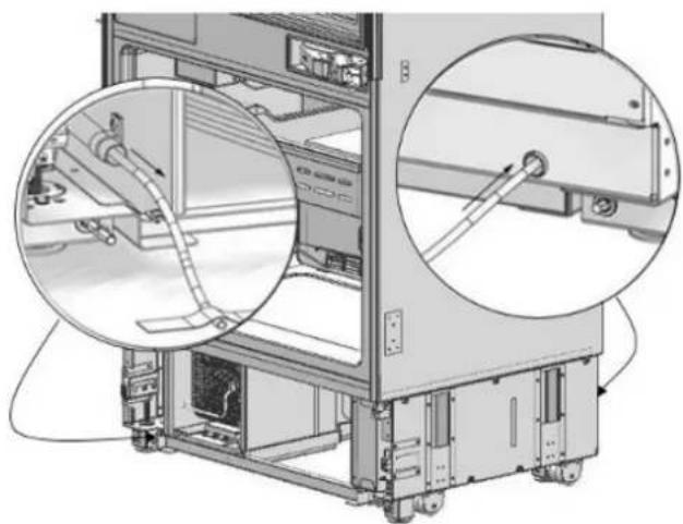 BERTAZZONI REF18FCBIPLV - Placing the refrigerator into the cabinet niche. - 1