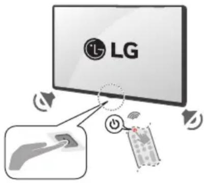 LG 86QNED85TUA - Turning on the TV - 1