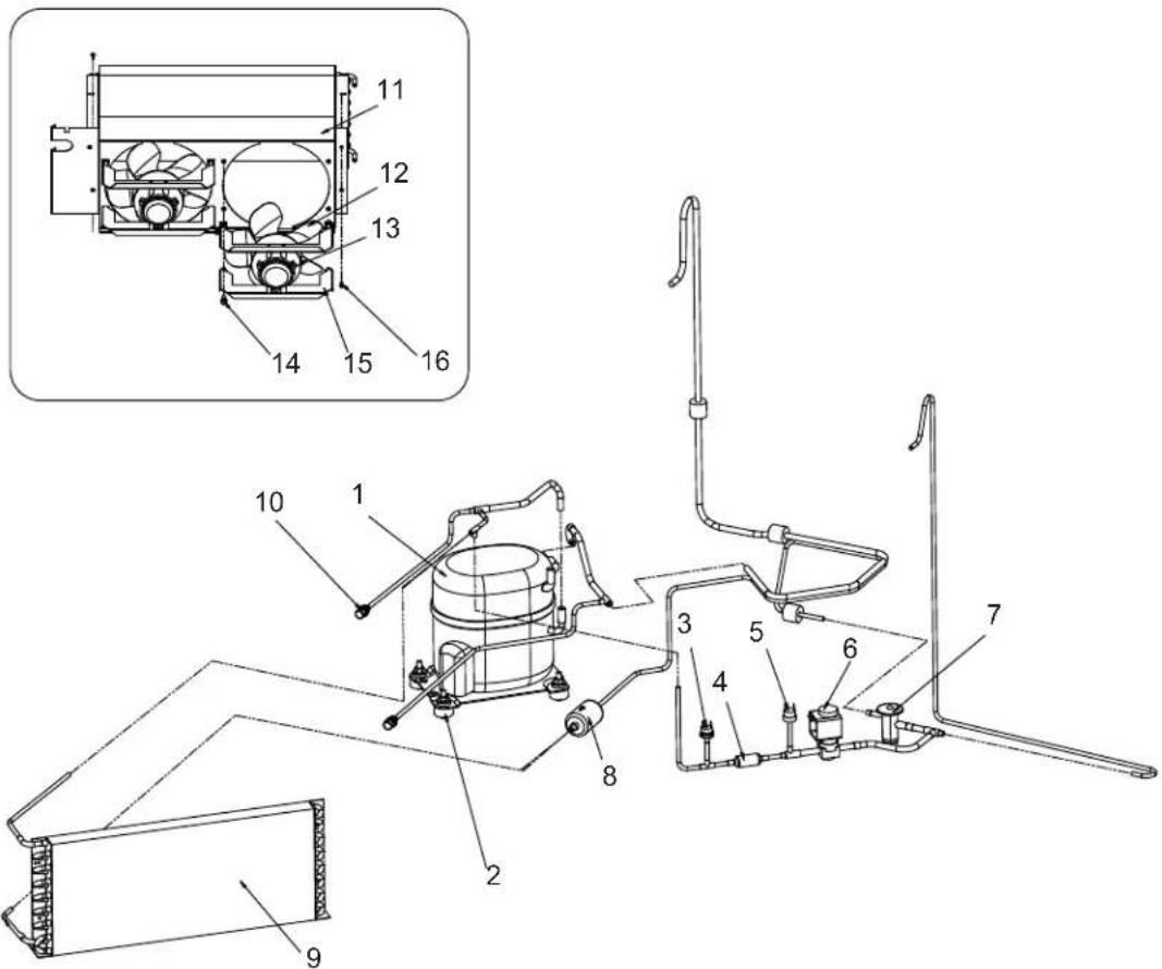 Scotsman Prodigy CU3030 - CU3030 – Réfrigération à refroidissement à air - 1