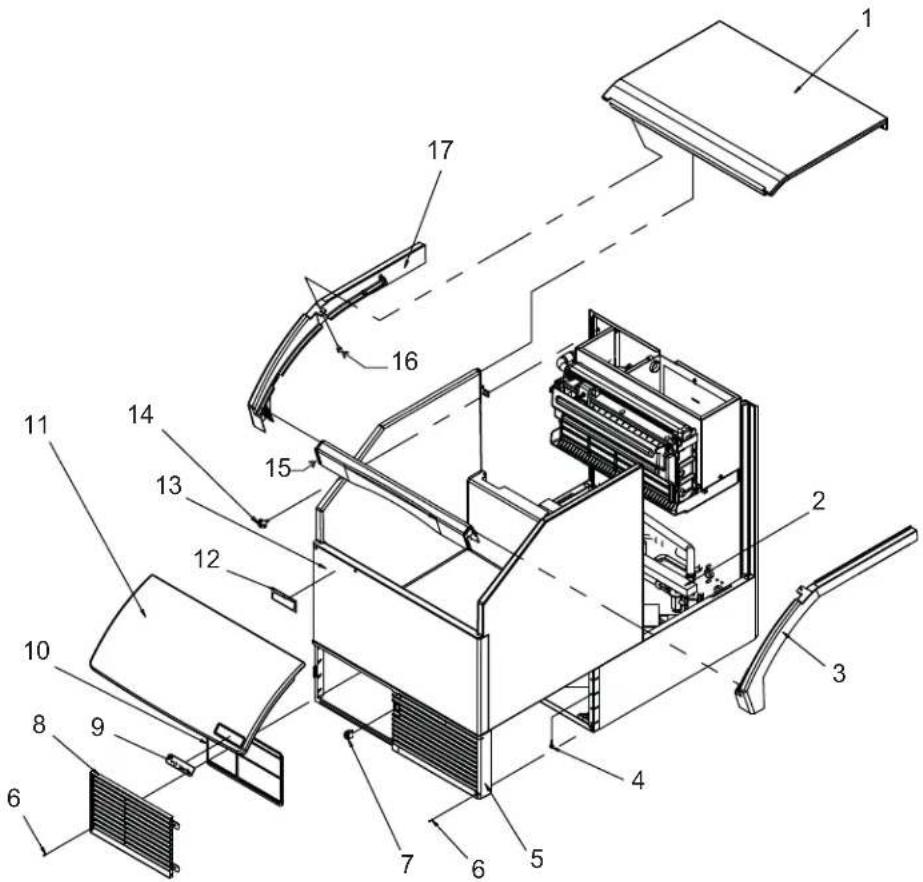 Scotsman Prodigy CU3030 - CU1526 et CU2026 – Meuble - 1