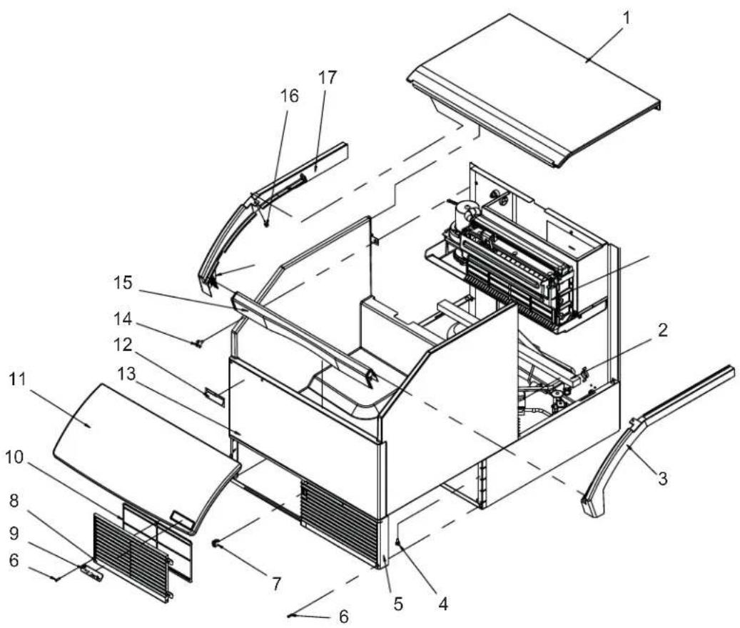 Scotsman Prodigy CU3030 - Pièces de rechange CU1526, CU2026, CU3030 - 1