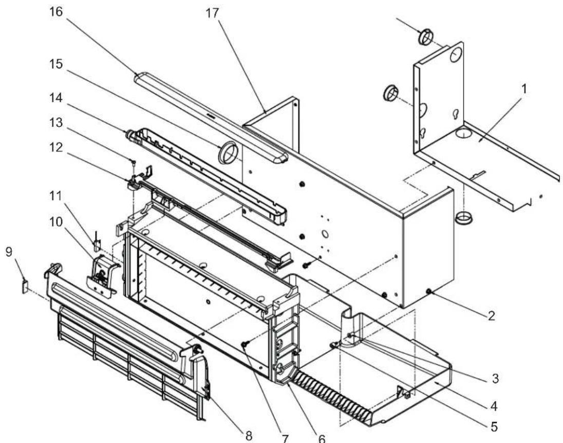 Scotsman Prodigy CU3030 - CU1526 et CU2026 – Zone de fabrication de glace - 1