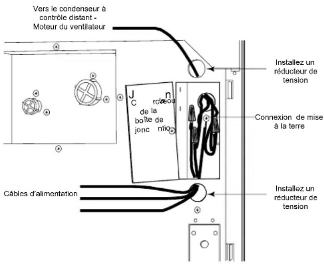 Scotsman Prodigy Plus C0630R - Installation du cordon d'alimentation : - 1