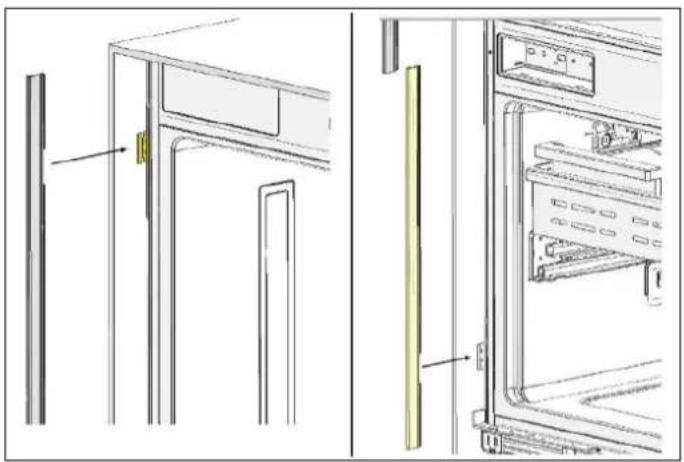 BERTAZZONI REF30RCBPNV - COLOCACIÓN DE LOS EMBELLECEDORES DECORATIVOS - 1