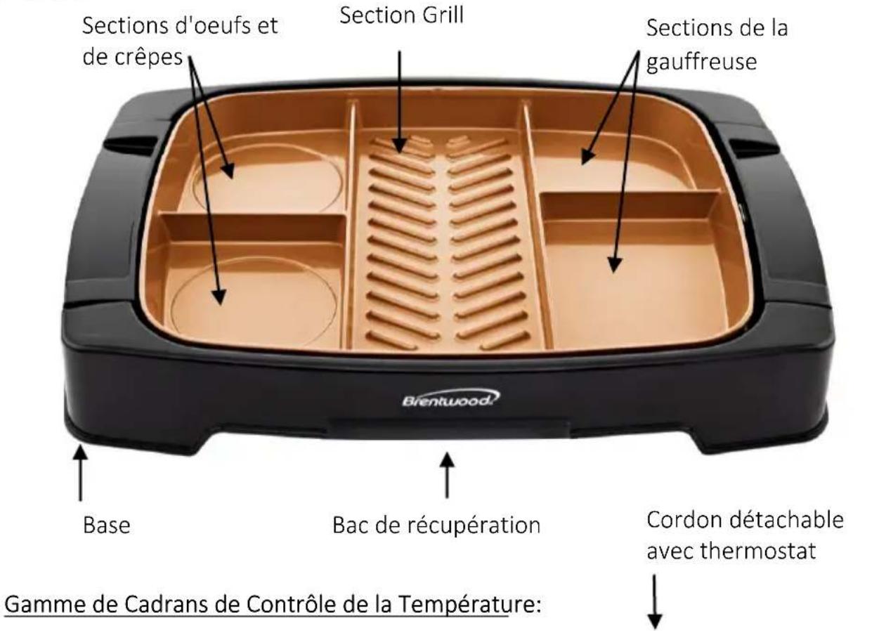 Brentwood TS-825 - CONSERVEZ CES INSTRUCTIONS À TITRE DE RÉFÉRENCE - 1